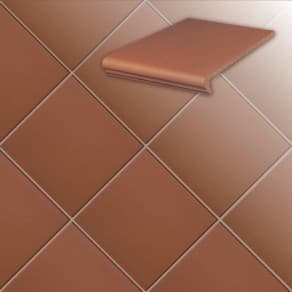 Stroeher Keraplatte Terra 215 patrizierrot красный